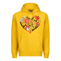 Lemon bake tools heart Premium Hoodie - Artiststas