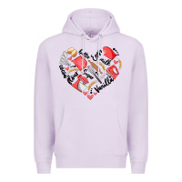 Lilac bake tools heart Premium Hoodie - Artiststas