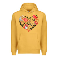 Mustard bake tools heart Premium Hoodie - Artiststas