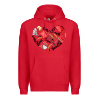 Red bake tools heart Premium Hoodie - Artiststas