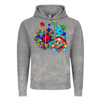 Cloud Rock autism sunflower gnome Vintage Hoodie - Zillion Design Studio