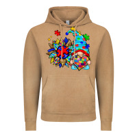 Autism Sunflower Gnome Vintage Hoodie | Teevron