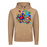 Vintage Coffee autism sunflower gnome Vintage Hoodie - Zillion Design Studio
