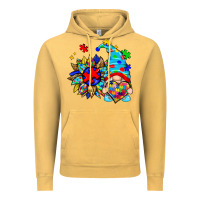 Vintage Mustard autism sunflower gnome Vintage Hoodie - Zillion Design Studio