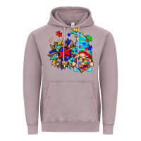 Vintage Zinc autism sunflower gnome Vintage Hoodie - Zillion Design Studio