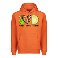 Carrot peace love tennis Premium Hoodie - AdoDesignShop