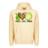 Pina Colada peace love tennis Premium Hoodie - AdoDesignShop