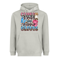 Moon Dust coffee scrubs and rubber gloves Heavyweight Hoodie - NancyCooperArtShop