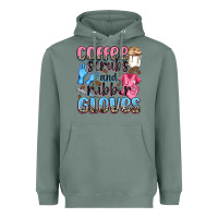 Sage coffee scrubs and rubber gloves Heavyweight Hoodie - NancyCooperArtShop