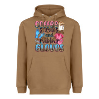 Toasted Coconut coffee scrubs and rubber gloves Heavyweight Hoodie - NancyCooperArtShop