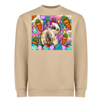 Mushroom Easter Bunny tumbler Easter Day Heavyweight Sweatshirt - Neo Western