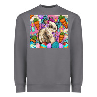 Storm Easter Bunny tumbler Easter Day Heavyweight Sweatshirt - Neo Western