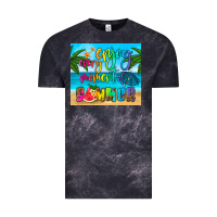 Cloud Black enjoy every moment of summer Vintage Tee - HRA Design Shop