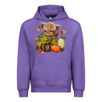 Heifer With Pumpkins Urban Hoodie | Teevron