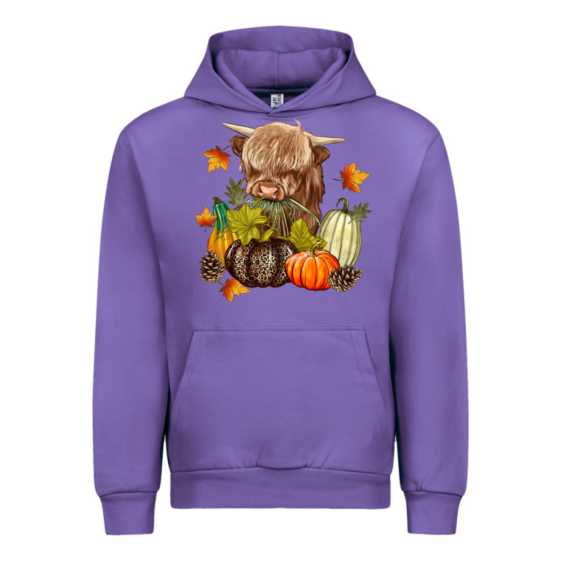 Heifer With Pumpkins Urban Hoodie by texasbilliewilder | Teevron