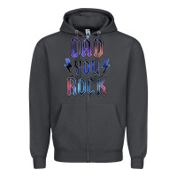 Smoke Dad You Rock Zipper Hoodie - LillyAllenDesigns