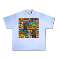 Grape Ice two cute heifers seamless pattern Urban Heavy Tee - HRA Design Shop