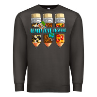 Smoke teach love inspire Premium Sweatshirt - NancyCooperArtShop