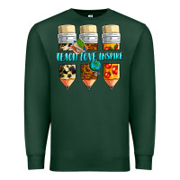Sports Green teach love inspire Premium Sweatshirt - NancyCooperArtShop