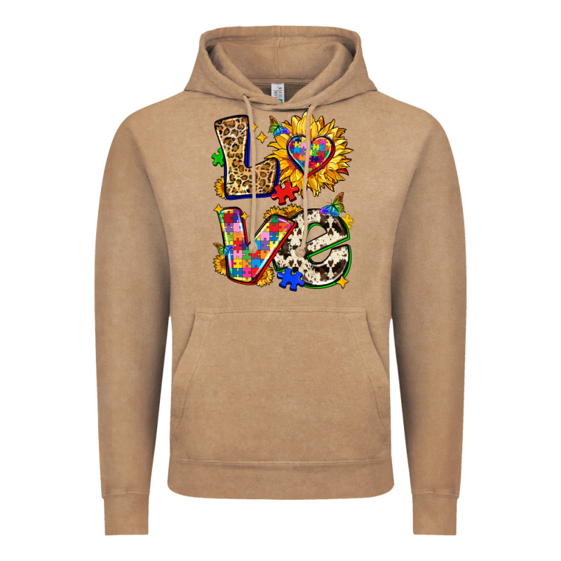 Autism Love Vintage Hoodie by Zillion Design Studio | Teevron
