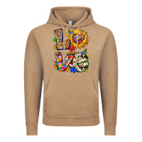 Vintage Coffee autism love Vintage Hoodie - Zillion Design Studio