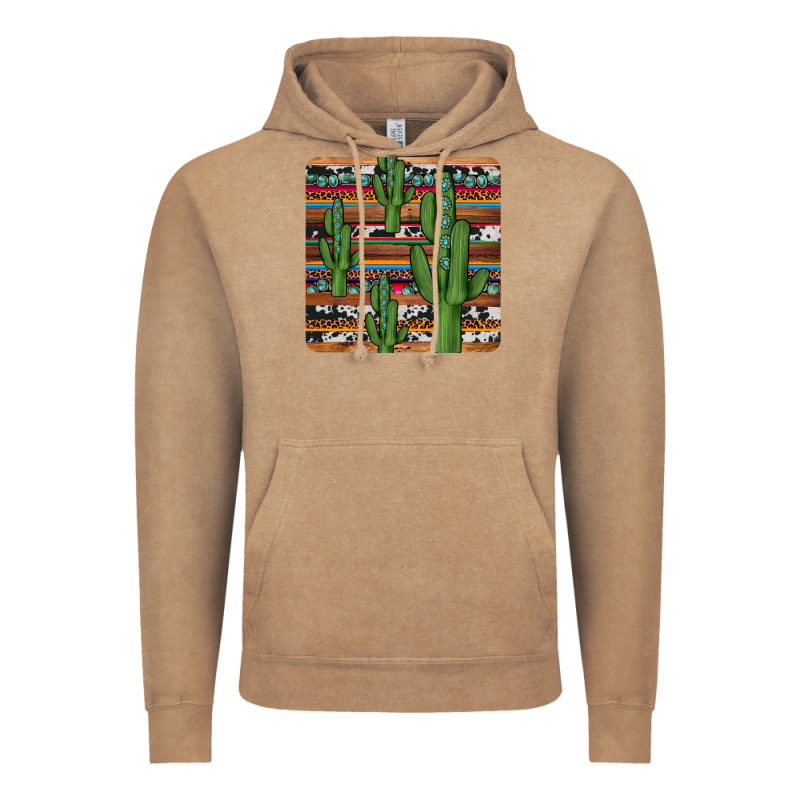 Cactus Gemstone Coaster Vintage Hoodie by JahusDesignShop | Teevron
