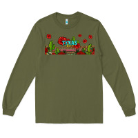 Army Green texas chica Long Sleeve Tee - Jasminsmagicworld