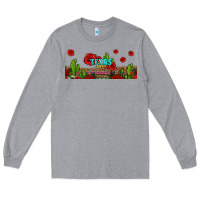 Heather Grey texas chica Long Sleeve Tee - Jasminsmagicworld
