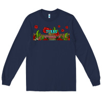 Navy texas chica Long Sleeve Tee - Jasminsmagicworld