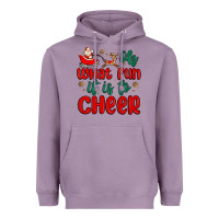 Lavender oh what fun it is to cheer Heavyweight Hoodie - MaliasSmallBusiness