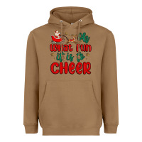 Toasted Coconut oh what fun it is to cheer Heavyweight Hoodie - MaliasSmallBusiness