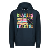 Navy readers are leaders Premium Hoodie - Artiststas