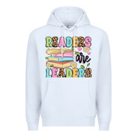 White readers are leaders Premium Hoodie - Artiststas
