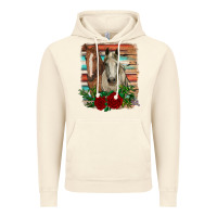 Vintage Artic horses with roses Vintage Hoodie - RanaPortraitStore