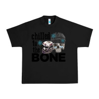 Black Chilled to the bone skull winter Urban Heavy Tee - FaDigitalArtStudio