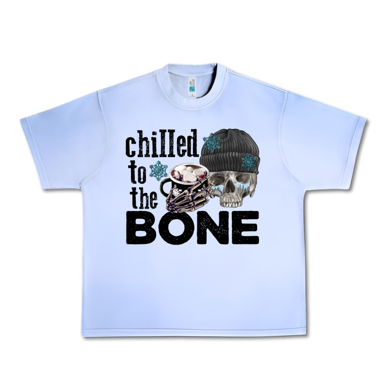Chilled To The Bone Skull Winter Urban Heavy Tee by FaDigitalArtStudio | Teevron