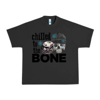 Pigment Black Chilled to the bone skull winter Urban Heavy Tee - FaDigitalArtStudio