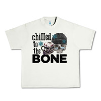 Pistachio Chilled to the bone skull winter Urban Heavy Tee - FaDigitalArtStudio