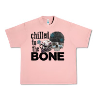 Salmon Chilled to the bone skull winter Urban Heavy Tee - FaDigitalArtStudio