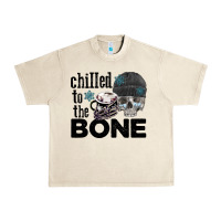 Sandshell Chilled to the bone skull winter Urban Heavy Tee - FaDigitalArtStudio