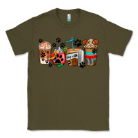 Army Green dogs coffee cups Classic Tee - AdoDesignShop