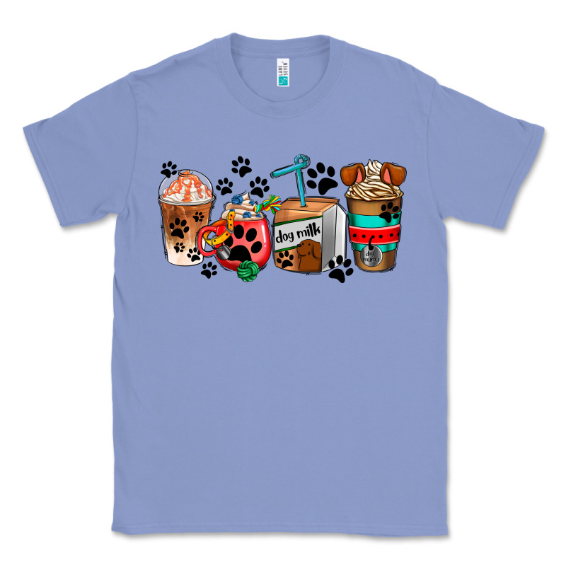 Dogs Coffee Cups Classic Tee by AdoDesignShop | Teevron