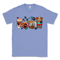 Colony Blue dogs coffee cups Classic Tee - AdoDesignShop