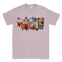Lilac dogs coffee cups Classic Tee - AdoDesignShop