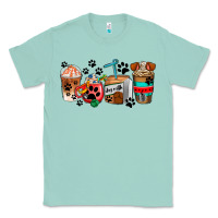 Seafoam dogs coffee cups Classic Tee - AdoDesignShop