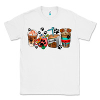 White dogs coffee cups Classic Tee - AdoDesignShop