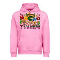 Fuchsia Pink Nacho average Teacher Urban Hoodie - NancyCooperArtShop