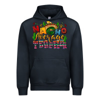 Navy Nacho average Teacher Urban Hoodie - NancyCooperArtShop