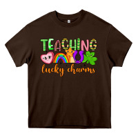 Chocolate Brown teaching lucky charms Heavy Core Tee - Artiststas
