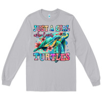 Moon Dust just a girl who loves turtles Long Sleeve Tee - Jasminsmagicworld